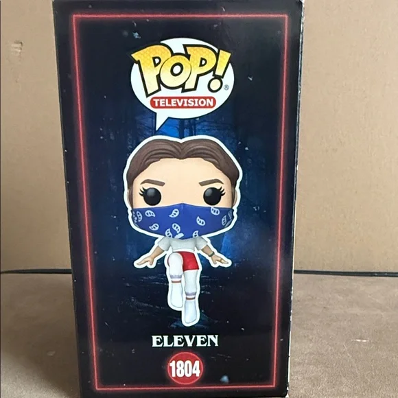 Funko Eleven Vinyl Figure with Blue Bandana and Red Accents - Picture 4 of 4